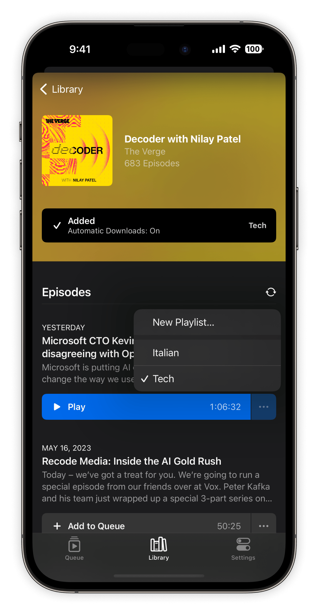 Airshow Podcast Player